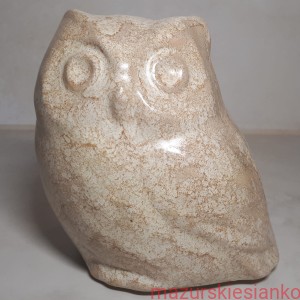 Sówka - figurka ceramiczna