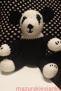 Rękodzieło - miś panda